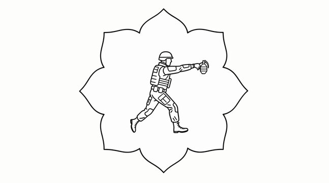 black and white illustration of baseball player throwing ball