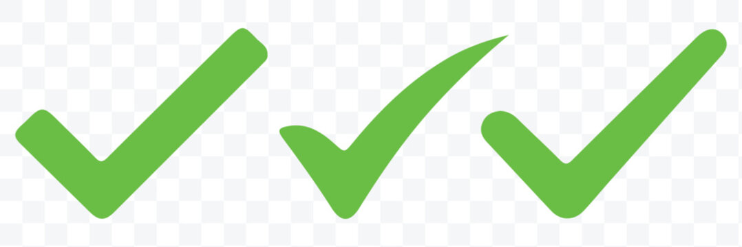 Double check icon tick symbol confirmation, approval, success icons. Check mark icon. Single and double ticks. Confirmation and read message status symbol. Used in chat, tasks, and notifications sign.