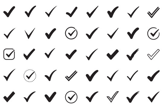 checkmark icon color editable on white background

