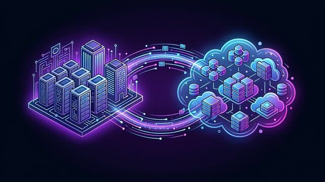 Isometric data synchronization between local servers and cloud storage