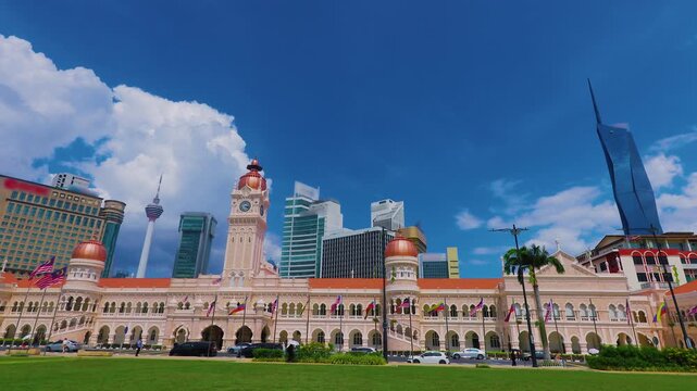 Kuala Lumpur Malaysia Sultan Abdul Samad Building City Skyline