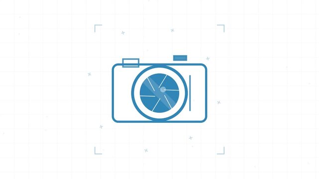 animation of camera vector style