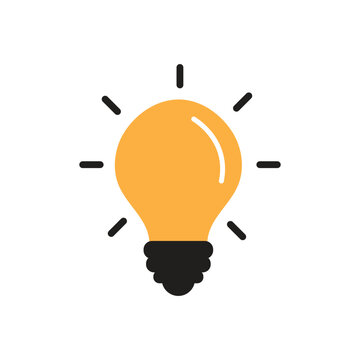 Light Bulb Idea Icon Design