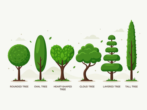 Different types of trees 1.