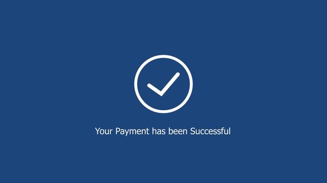 Digital payment success confirmation screen featuring a clean minimalist checkmark and animated loading transition for e-commerce checkout processes and secure online financial transaction interfaces
