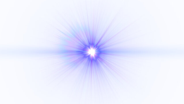camera lens flare blue light and rays flicker glowing isolated on transparent background,png video stream overlay design element