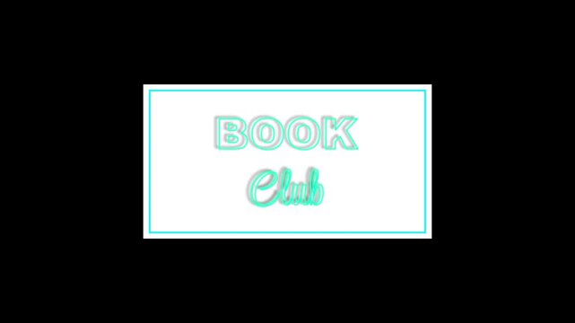 Book club title design with yellow border high quality 4K stock video
