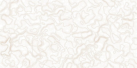 Topographic map contour lines on white background for design and illustration purposes only © MD.HUZZATULLAHISLAM