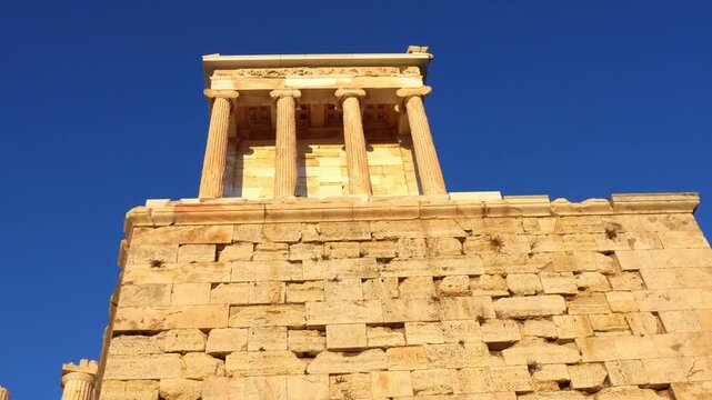 Temple of Athena Nike at the Acropolis of Athens, Greece