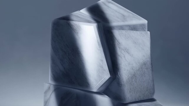 Minimalist father's day icon in metallic silver with shadow effects for celebration