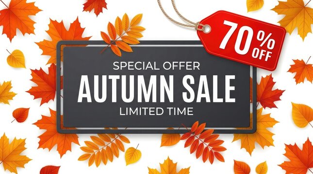 Autumn sale up to 70 off limited time offer fall into savings