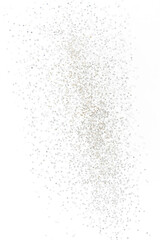 Obraz premium Abstract composition with dense, granular shapes in grayscale against black