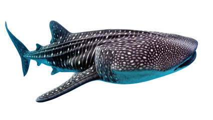 Whale shark with white spots swimming © Isolde
