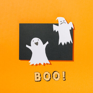 Halloween Ghost Card Mockup