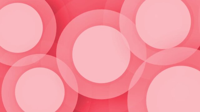 Minimal white concentric circles animated, Soft abstract background of overlapping concentric circles minimalist bokeh-like pattern animation