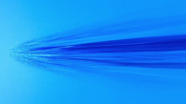 Abstract blue light streaks and particles motion background, for digital technology concepts