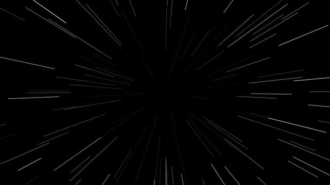 Radial Focus Blur Action Speed Lines Overlay 4K Alpha