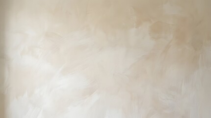Obraz premium Limewash Plaster Background Full Frame Textured Beige Wall.
