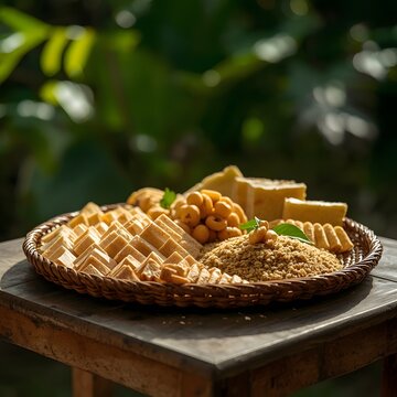 Cultural Feast: A Traditional Sri Lankan Sweetmeat Tray