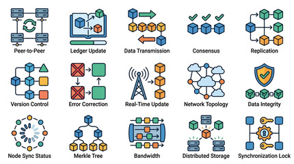 Fototapeta premium Technology Network Data Flow Systems.