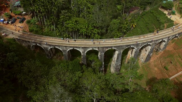 Sri Lanka ella Nine Arches Bridge Drone