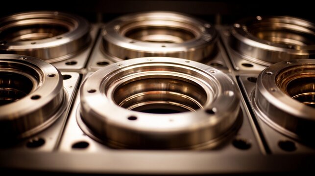 Precision Machined Bearing Housings Ready for Industrial Installation