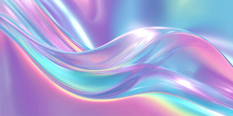 Abstract purple and blue wave background with flowing light curves, smooth motion lines, colorful gradient texture, modern digital abstract design with energy, pattern and soft flowing shapes © Bepari