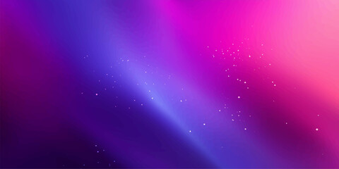 Abstract purple background with glowing light rays, neon blue and pink energy motion, starry space night sky, aurora glow and laser shine backdrop © Bepari