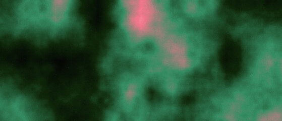 Dark green and pink abstract nebula background with subtle texture and soft, ethereal light variations © Mr. Stocker