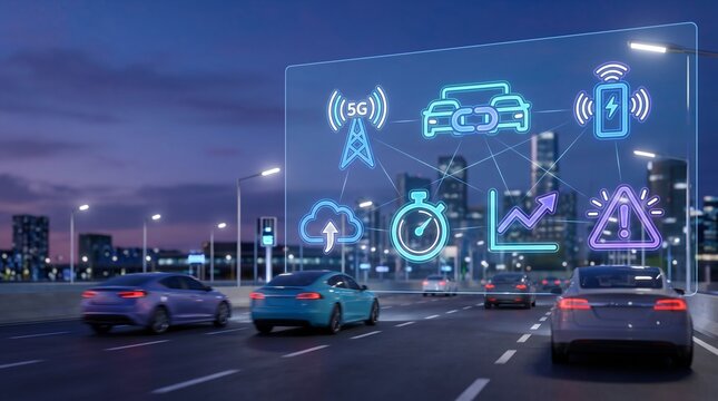 5G V2X Urban Mobility Network and Connected Vehicles