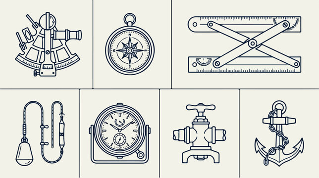 Nautical Metal Marine Hardware.