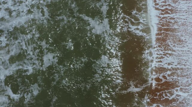 Untouched Coastal Landscape Drone Shot of Playa Garzon Beach