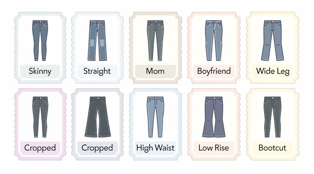 different types of jeans styles