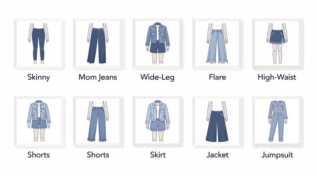 denim clothing styles for women