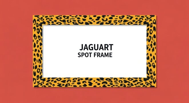 Leopard Print Picture Frame Design.