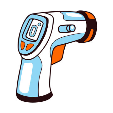 Digital Infrared Thermometer Device for Temperature Measurement