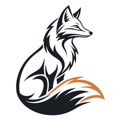 Obraz premium Create Bold Stroke Vintage Fox Professional Photo Suitable for Design
