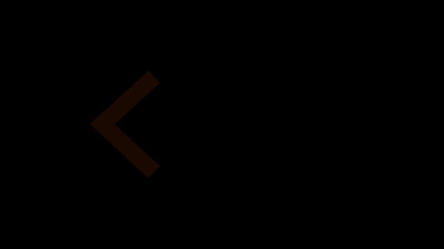 left directional red arrow. Next button concept,loading animation. Swipe Arrow moving forward animation.