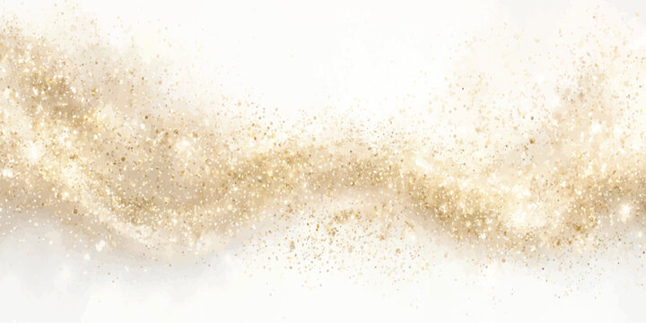 Abstract gold glitter flowing wave background with particles background abstract celebration glamorous decoration glittering brilliant textured backdrop sparkling