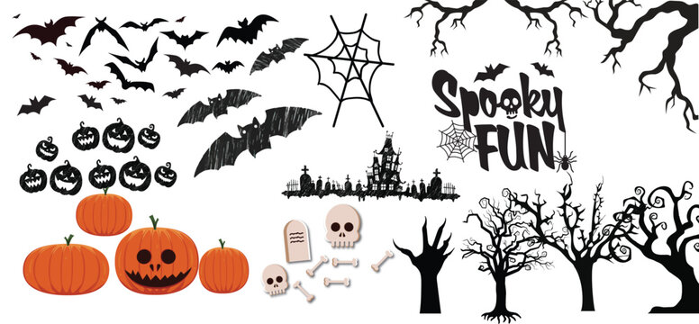 Halloween wall decals spooky decorations