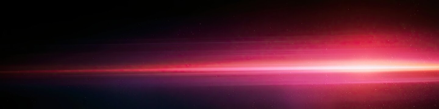 宇宙を駆けるピンクの光線 抽象的なSF背景素材