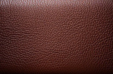 Fototapeta premium Processed collage of brown leather cloth surface texture. Background for banner, backdrop.