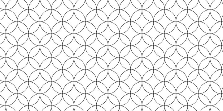 Abstract trendy meatball circle overlapping vector colorful repeat scales fabric textile clothing wallpaper texture design.