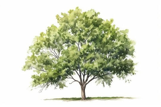 Plant tree white background tranquility.