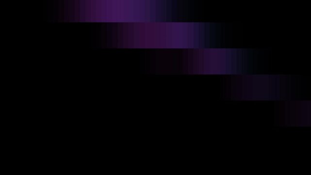Abstract purple blue mosaic animation, glowing pixel gradient on black background, geometric digital pattern, seamless futuristic loop, modern technology texture, elegant motion graphics video