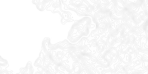 White abstract wave paper spiral area world topography map curved reliefs design. geographic contour map elevation mapping artwork with soft grey lines wallpaper background. © MOHART PARK