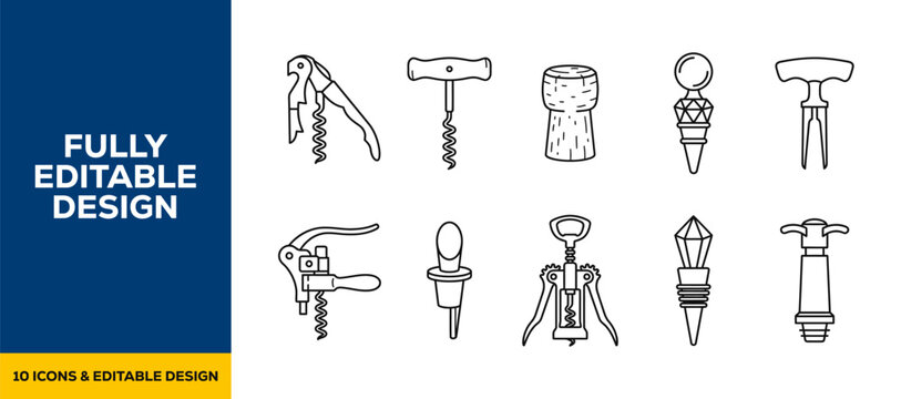 Black ink scribble hand drawn bar tools and cocktail accessories icons vector set featuring shaker strainer and jigger for bartender branding and nightlife drink menu design