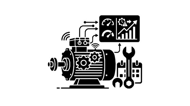 Predictive maintenance silhouette