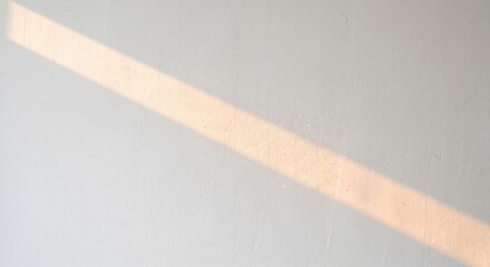 Fototapeta premium Sunlight beam on gray wall background