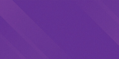 Obraz premium Abstract vibrant purple grainy gradient background with soft diagonal geometric stripes. Minimalist violet textured backdrop with retro noise overlay for contemporary branding, presentation template